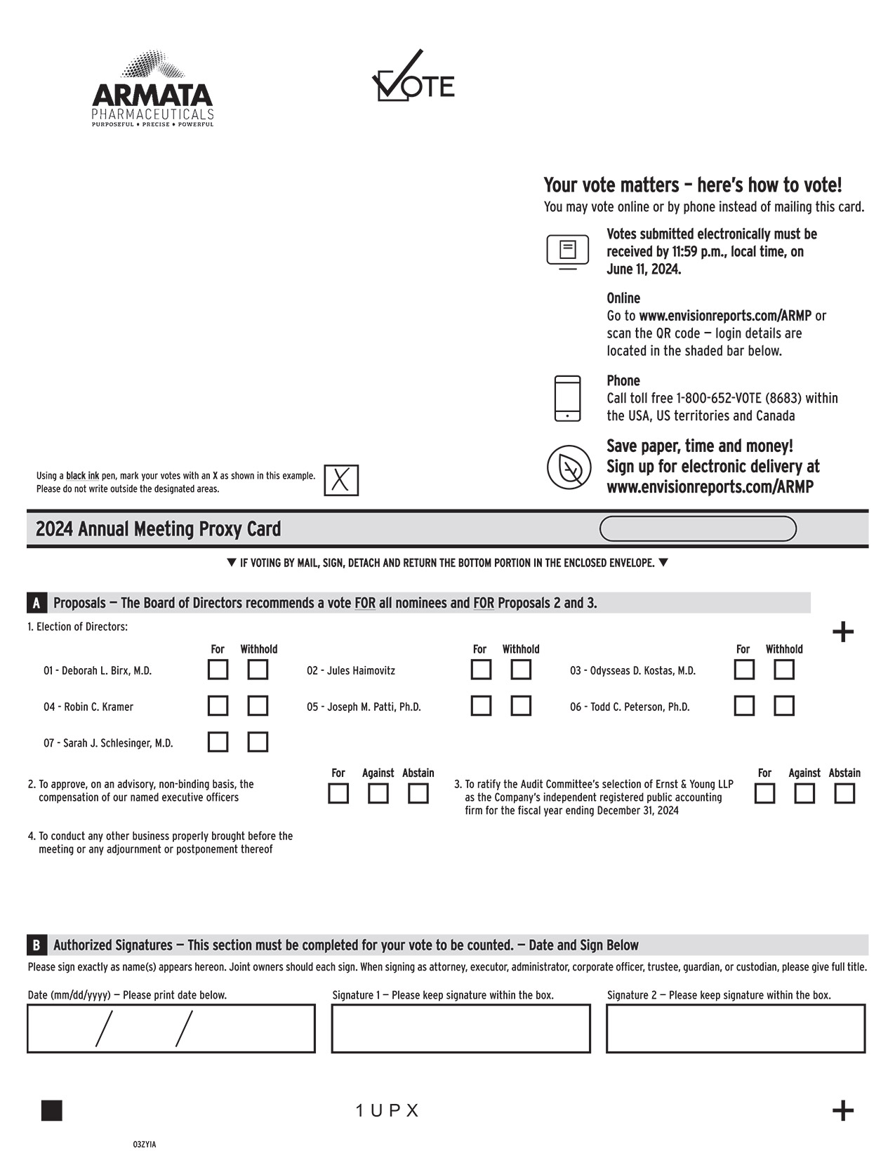 [MISSING IMAGE: http://api.rkd.refinitiv.com/api/FilingsRetrieval3/.78820918.0001104659-24-054149px_armataproxy1pg1-bw.jpg.ashx]