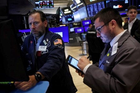 US STOCKS-Wall Street indexes end higher, helped by Tesla, megacap growth stocks